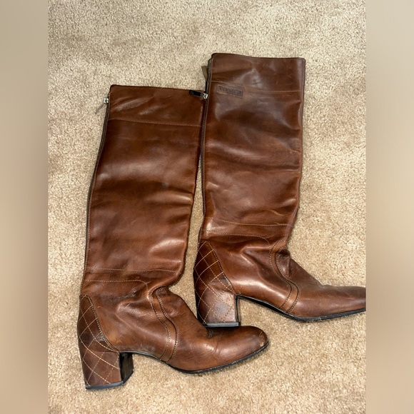CHANEL RIDING BOOTS - Picture 1 of 9